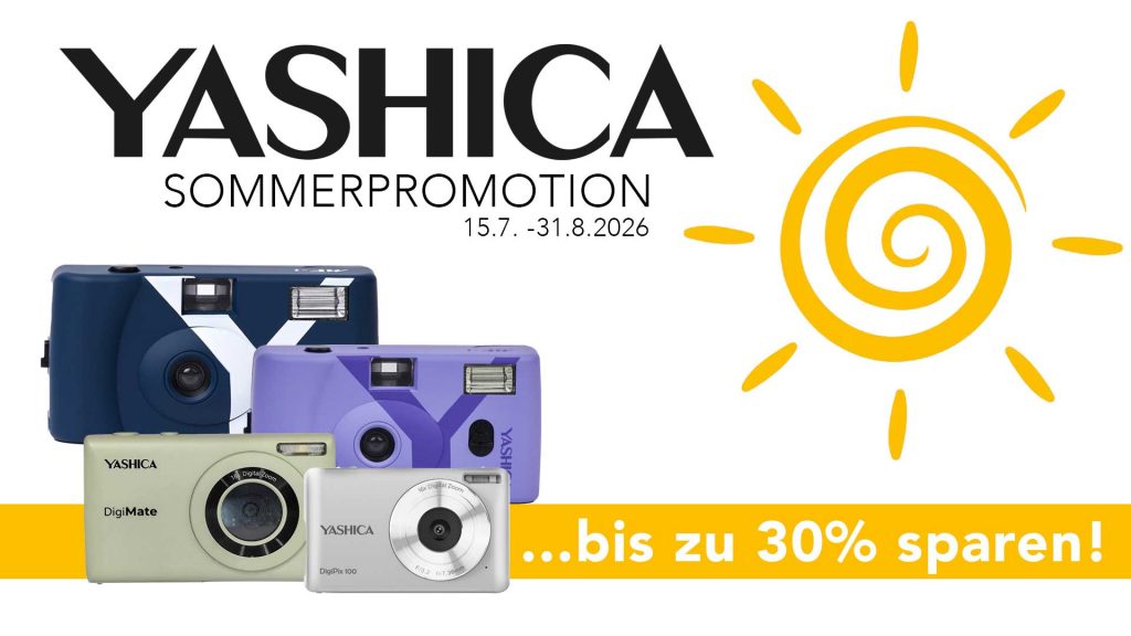 Yashica Sommeraktion – bis zu 30% Sommerrabatt!