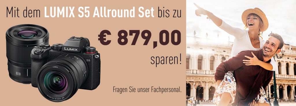 Mit dem LUMIX S5 Allround Set bis zu € 879,– sparen!