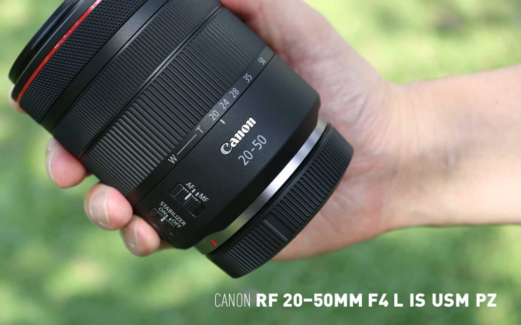 Canon RF 20–50mm F4 L  IS  USM  PZ