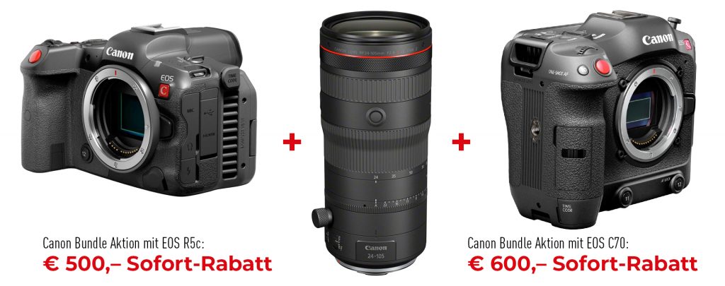 Canon Bundle Aktion – bis zu € 600,– sparen!
