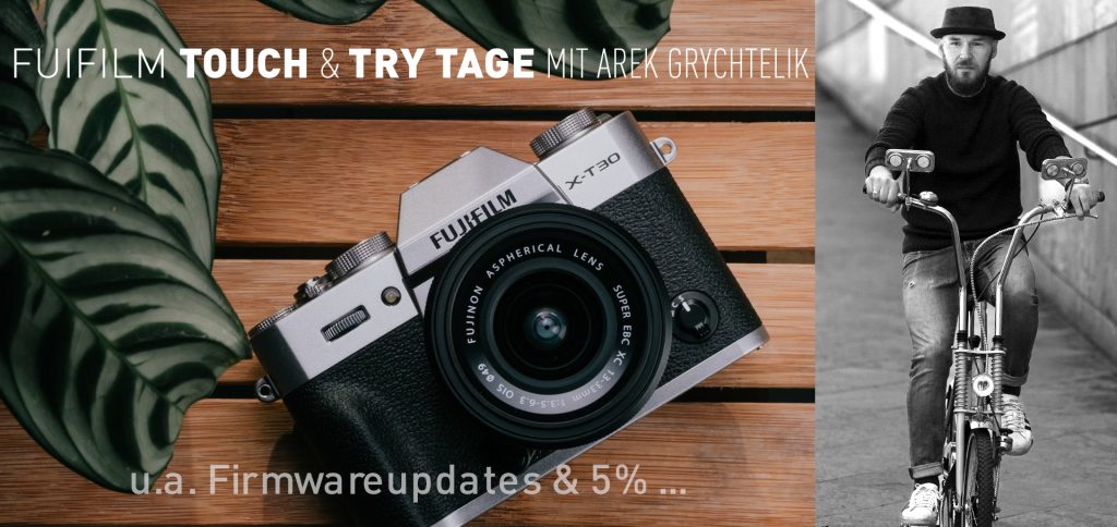 22. + 23.12.25: Fuifilm Touch & Try Tage mit Arek Grychtelik und u. a. 5% Rabatt