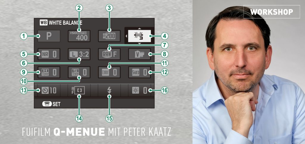 Donnerstag 23.3.26: Fujifilm Q-Menü Workshop mit Peter Kaatz