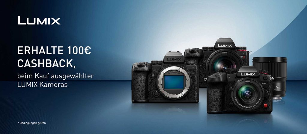 Bei Lumix-Kameras bis zu € 100,– Sofortrabatt und mehr !!