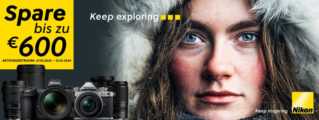 Nikon Winter Aktion – bis zu € 600,– Sofort-Rabatt!