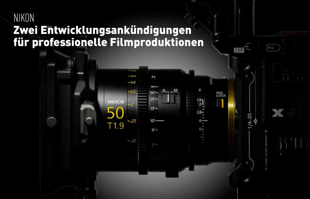 Zwei Entwicklungsankündigungen für professionelle Filmproduktionen
