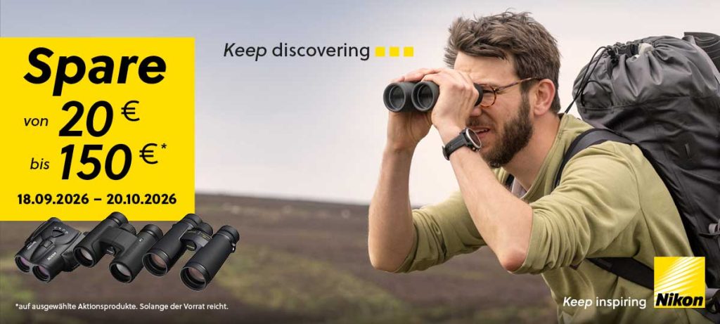 Nikon Sport Optics-Aktion – Bis zu € 150,– Sofortrabatt!