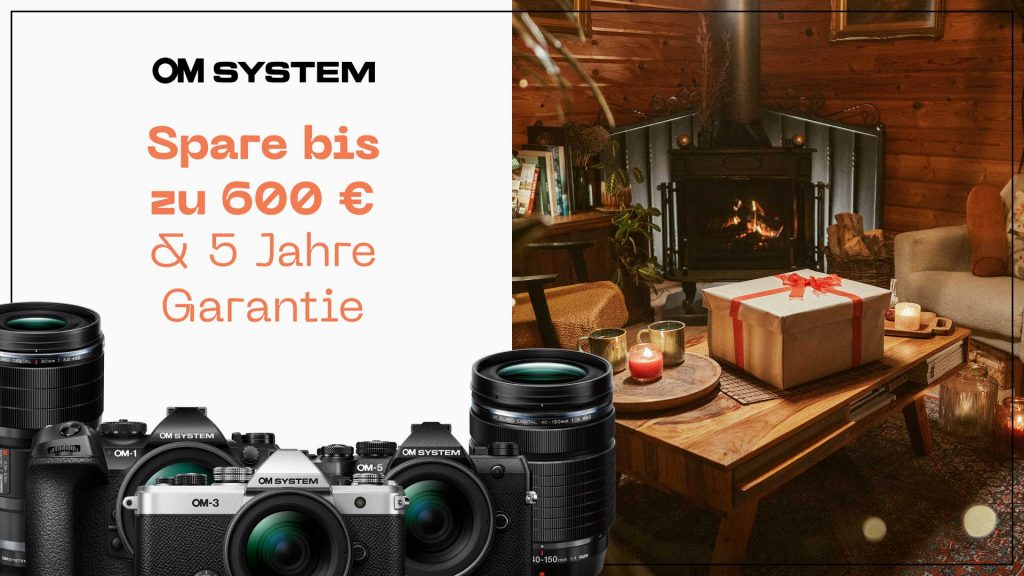 OM-System WINTER-CASHBACK Aktion – bis zu € 600,– Cashback PLUS 5 Jahre Garantie!