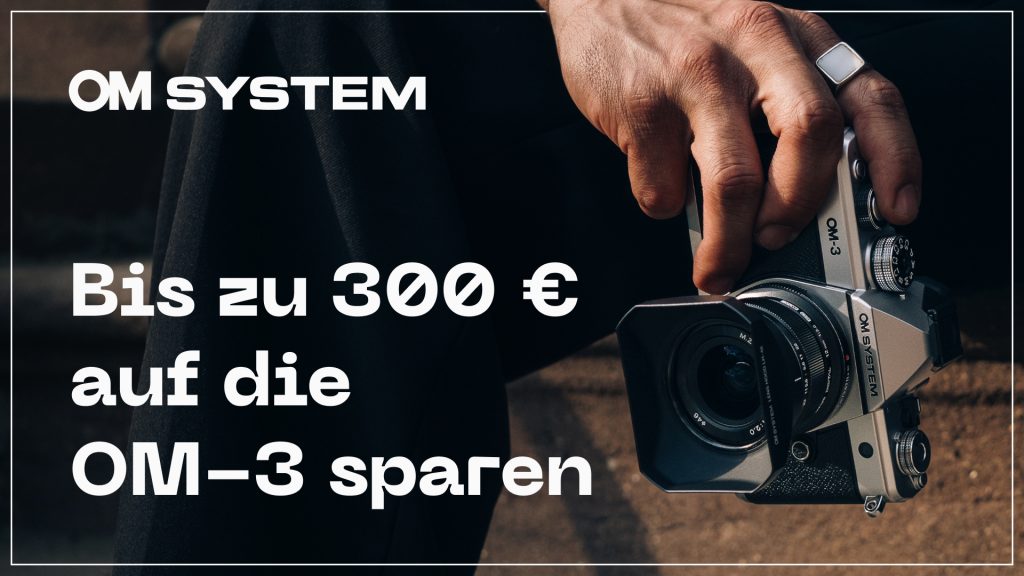 Beim Kauf einer OM-3 bis zu € 300,– Sofortrabatt!