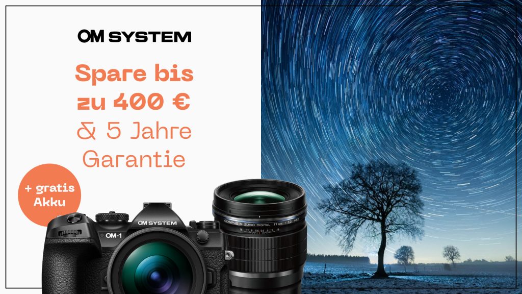 OM-System Bright Nights Aktion 26 – Bis zu € 400,– Cashback!