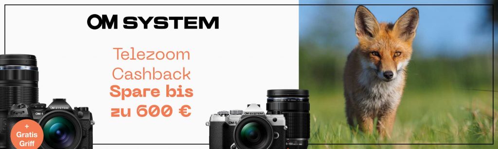 OM-System Telezoom Cashback – Bis zu € 600,– Cashback!