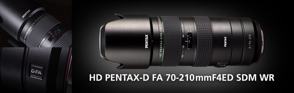 HD Pentax-D FA 70-210mm F4 ED SDM WR -