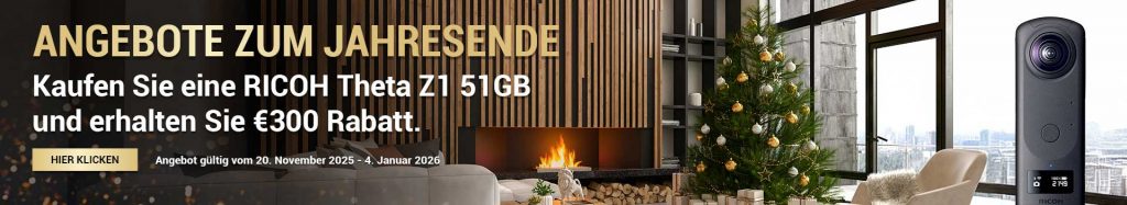 RICOH THETA Z1 360° Kamera mit 51GB € 300,- Sofortrabatt