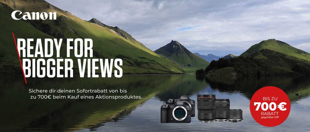 READY FOR BIGGER VIEWS AKTION - bis zu € 700,– Sofortrabatt!
