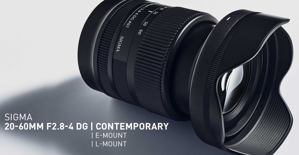 Sigma 20-60mm F2.8-4 DG | Contemporary für Sony E-Mount & L-Mount