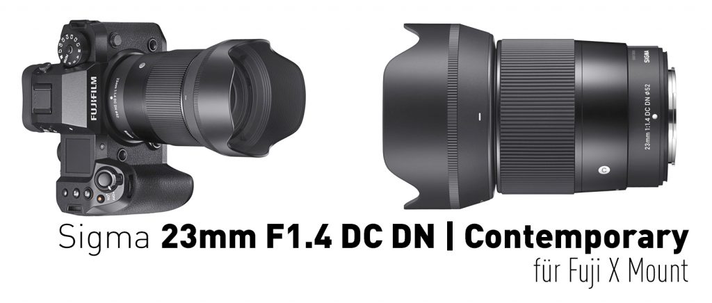 SIGMA 23mm F1.4 DC DN | Contemporary – für Fuji X Mount