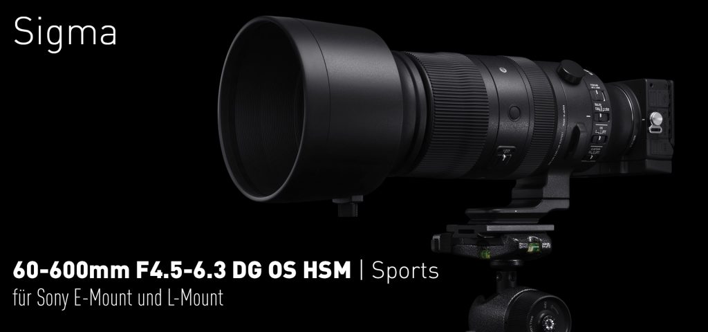 SIGMA 60-600mm F4.5-6.3 DG OS HSM | Sports für Sony-E und L-Mount