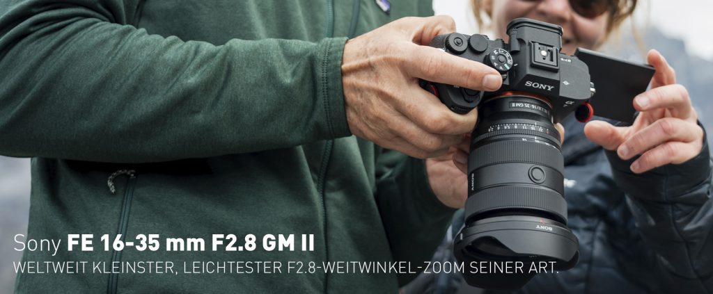 Sony FE 16-35 mm F2.8 GM II – Weltweit kleinster, leichtester F2.8-Weitwinkel-Zoom seiner Art