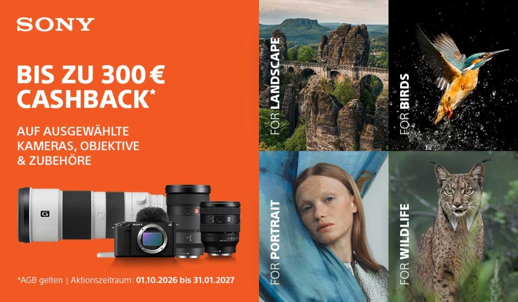 Sony Winter Aktion – Bis zu € 300,– Cashback!