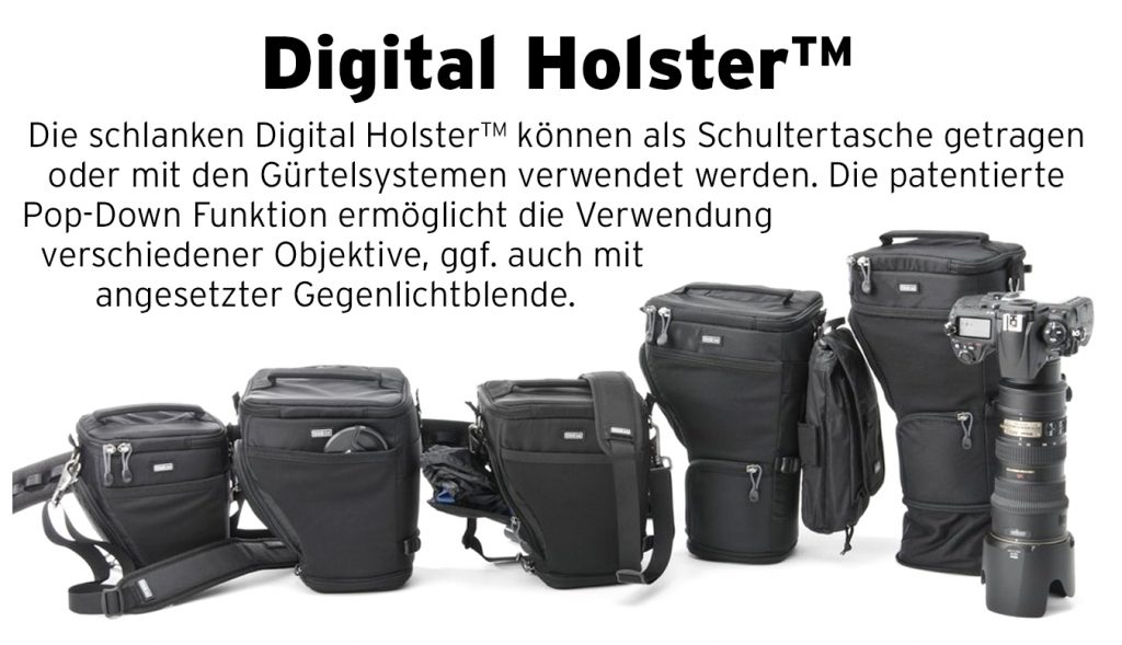 Alle Modelle der Digital Holster-Serie