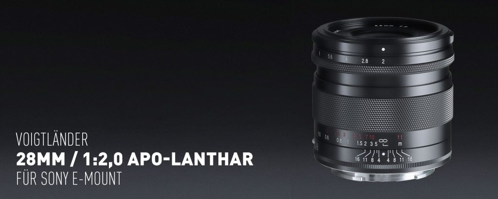 Voigtländer APO-LANTHAR 28mm F2 für Sony E-Mount