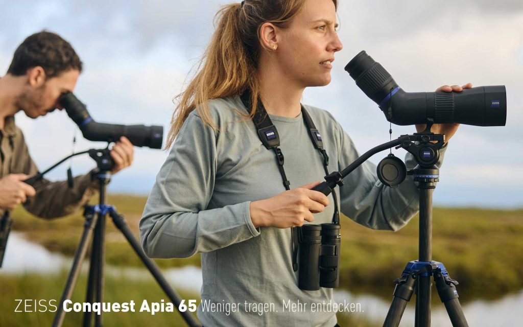 ZEISS Conquest Apia 65 – Leichter tragen. Mehr entdecken.