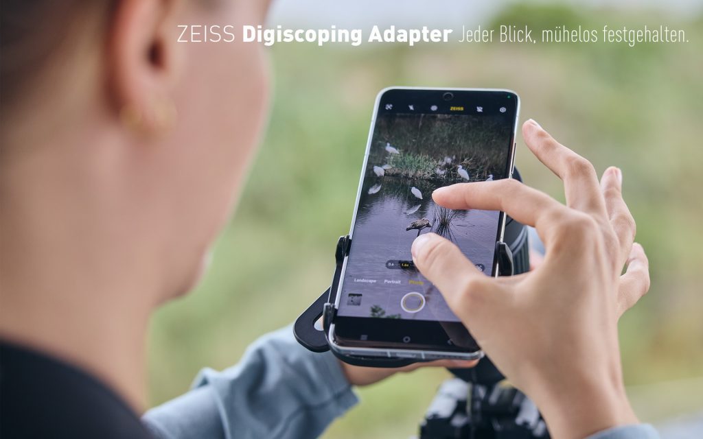 ZEISS Digiscoping Adapter – Jeder Blick, mühelos festgehalten.
