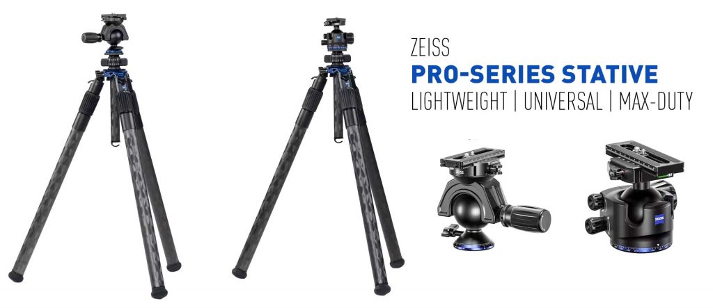 ZEISS Pro-Series Stativ Kits – Für zuverlässige Stabilität und präzise Einstellungen.